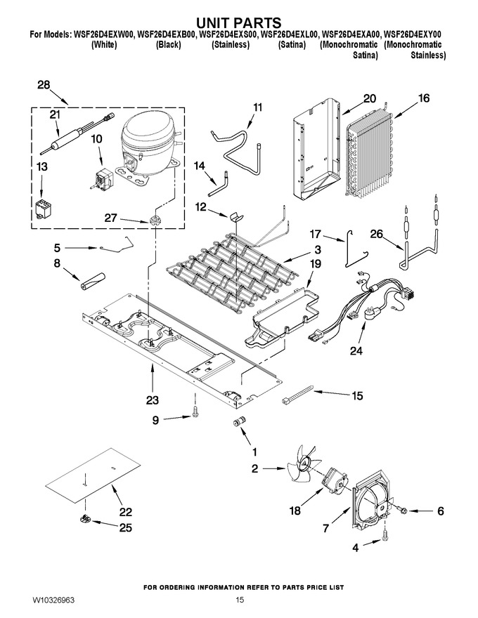 Diagram for WSF26D4EXL00