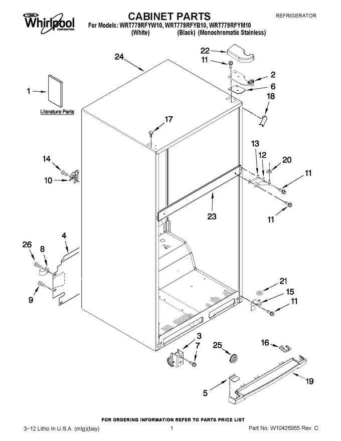 Diagram for WRT779RFYB10