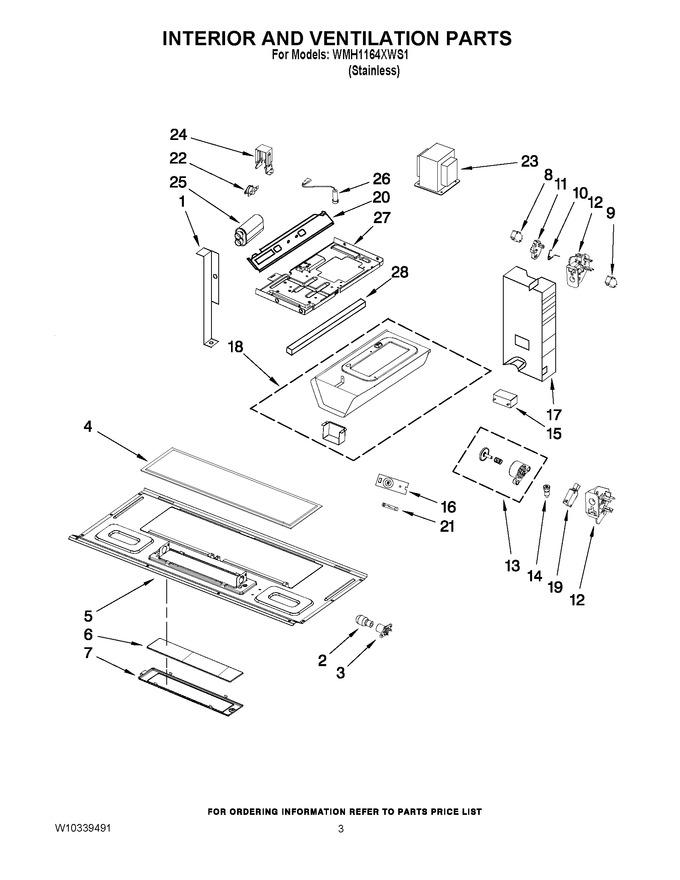 Diagram for WMH1164XWS1