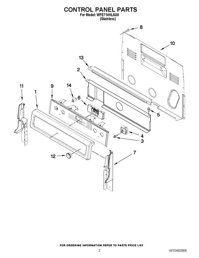 Diagram for WFE714HLAS0