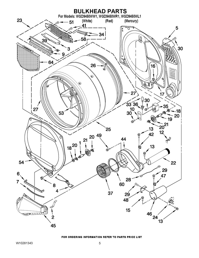 Diagram for WGD9450WW1