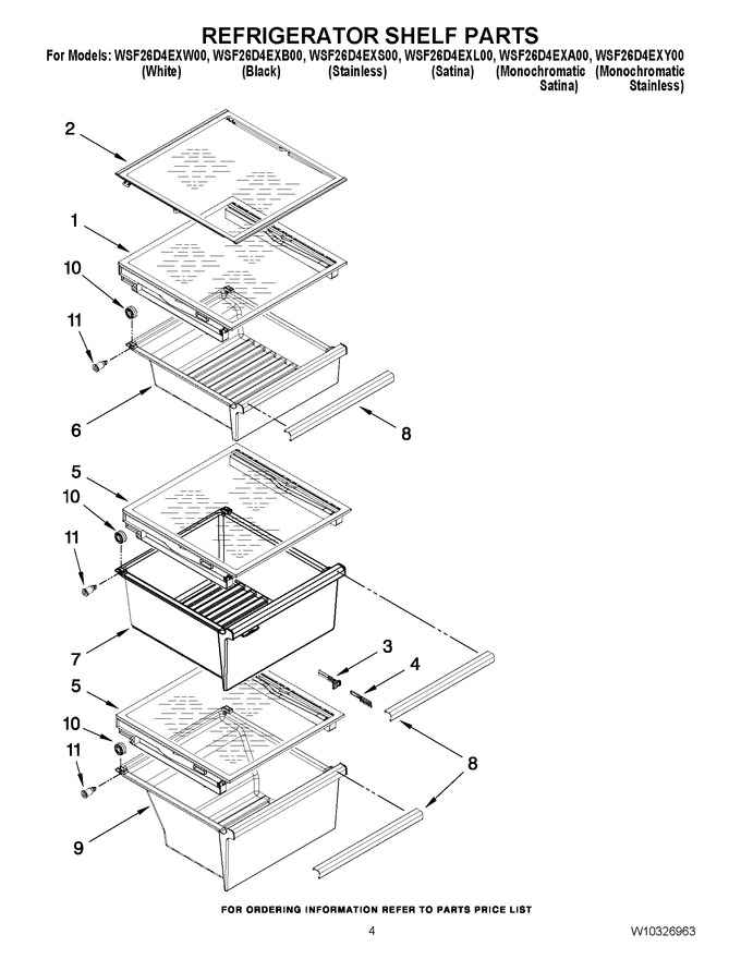 Diagram for WSF26D4EXL00
