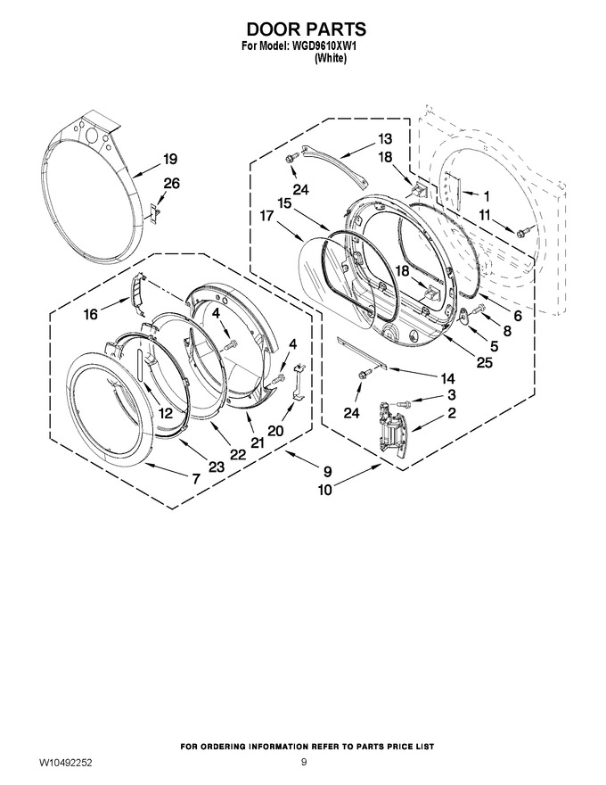 Diagram for WGD9610XW1