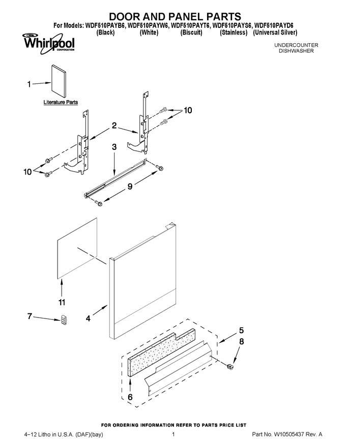 Diagram for WDF510PAYS6