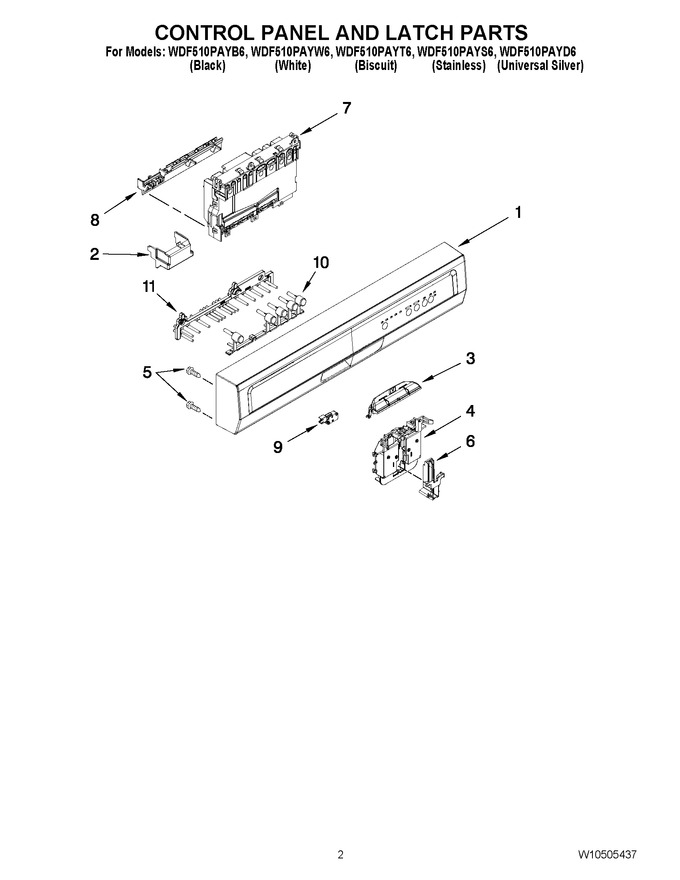 Diagram for WDF510PAYS6