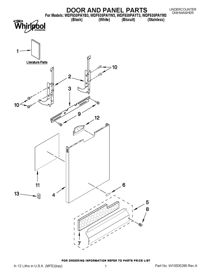 Diagram for WDF530PAYT3