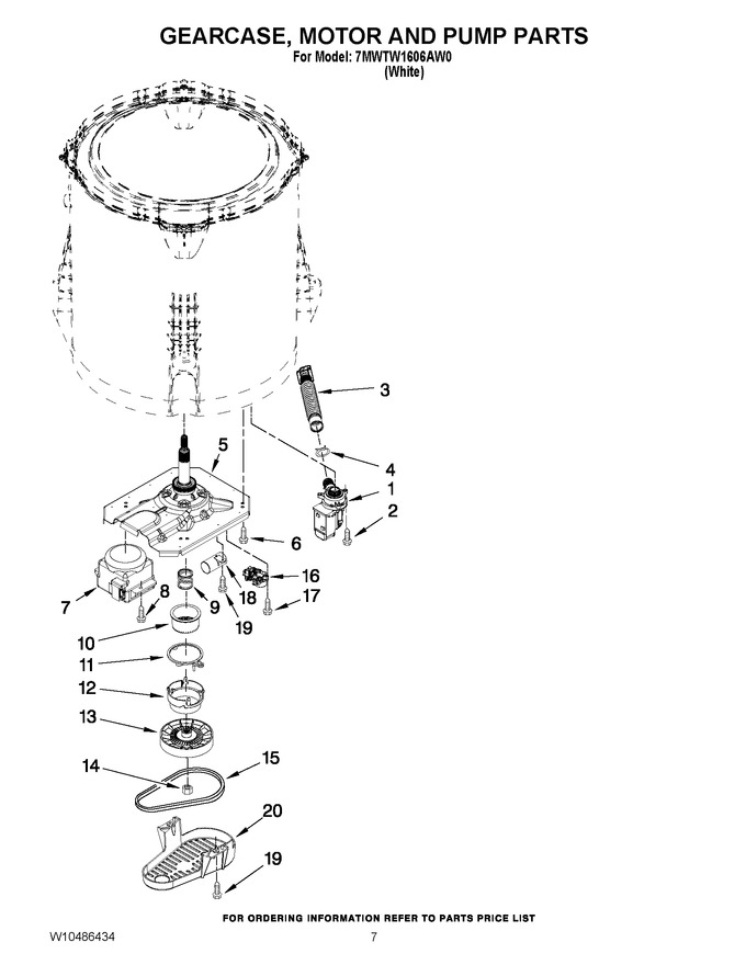 Diagram for 7MWTW1606AW0
