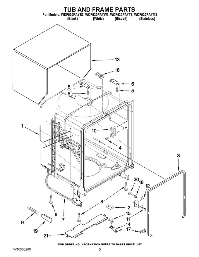Diagram for WDF530PAYT3