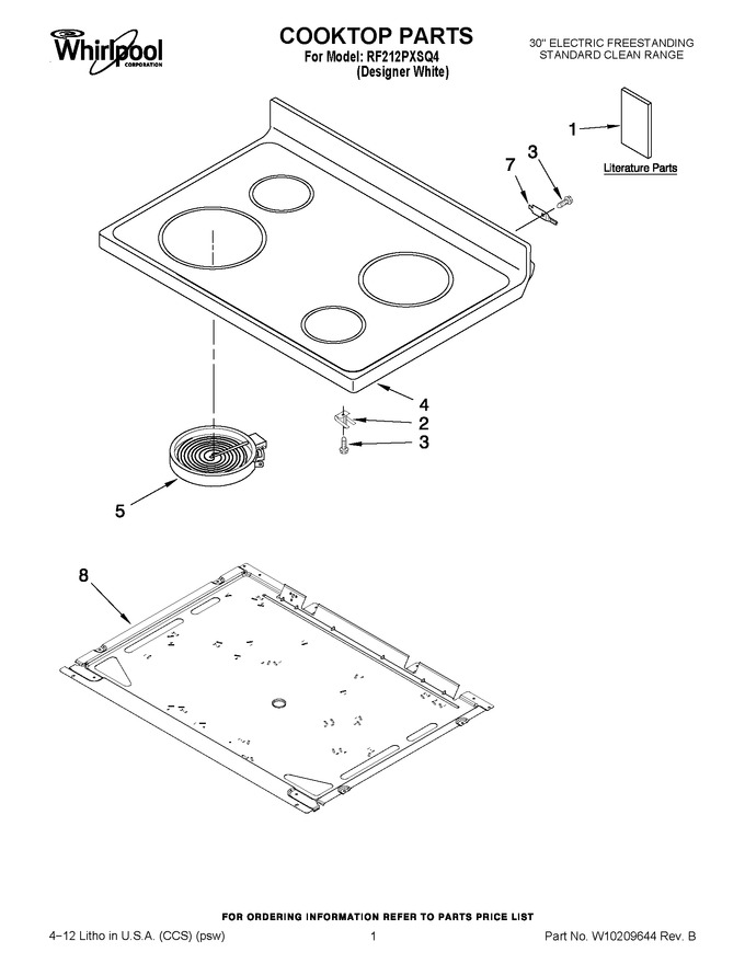 Diagram for RF212PXSQ4
