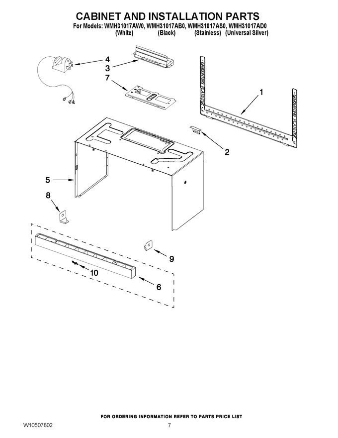 Diagram for WMH31017AD0