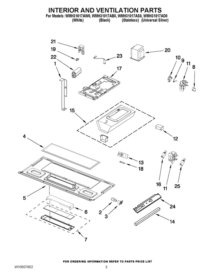 Diagram for WMH31017AD0