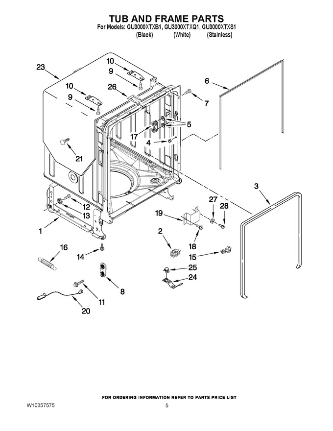 Diagram for GU3000XTXQ1