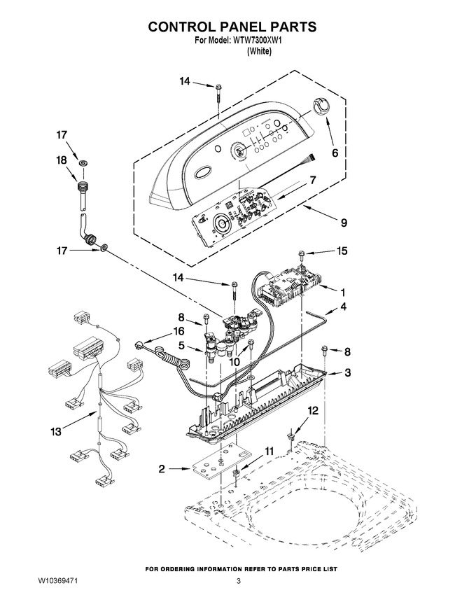 Diagram for WTW7300XW1