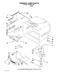 Diagram for 02 - Freezer Liner Parts