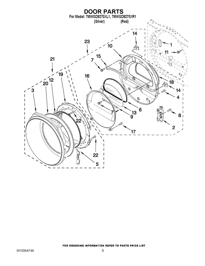 Diagram for 7MWGD9270XR1
