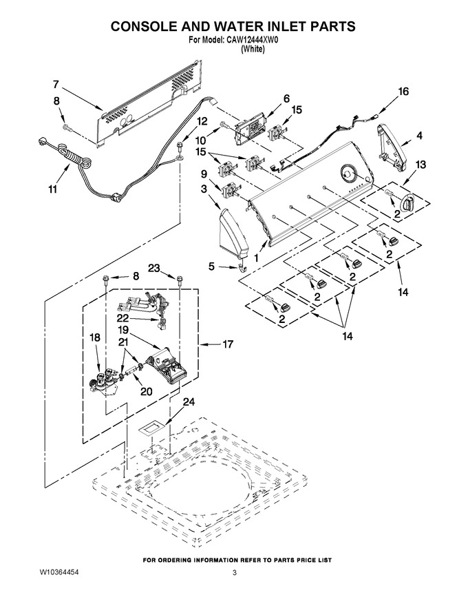 Diagram for CAW12444XW0