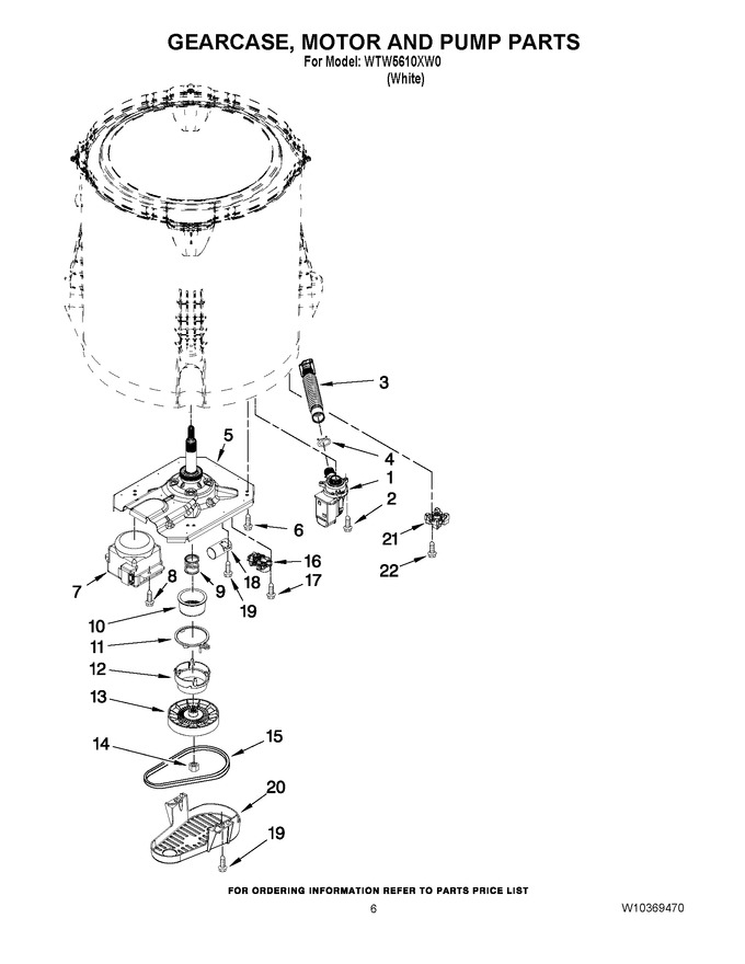 Diagram for WTW5610XW0