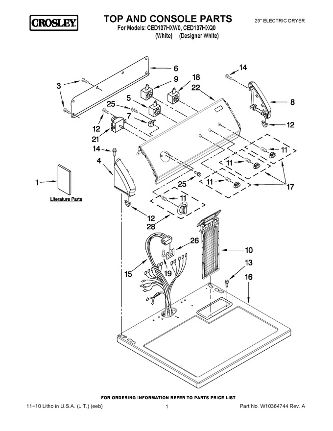 Diagram for CED137HXQ0