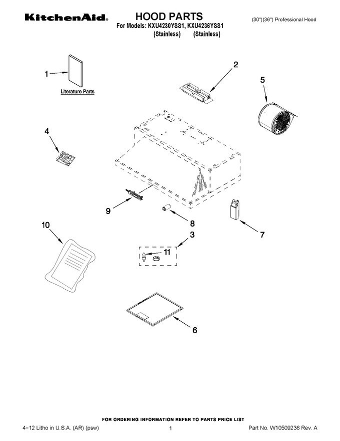 Diagram for KXU4236YSS1