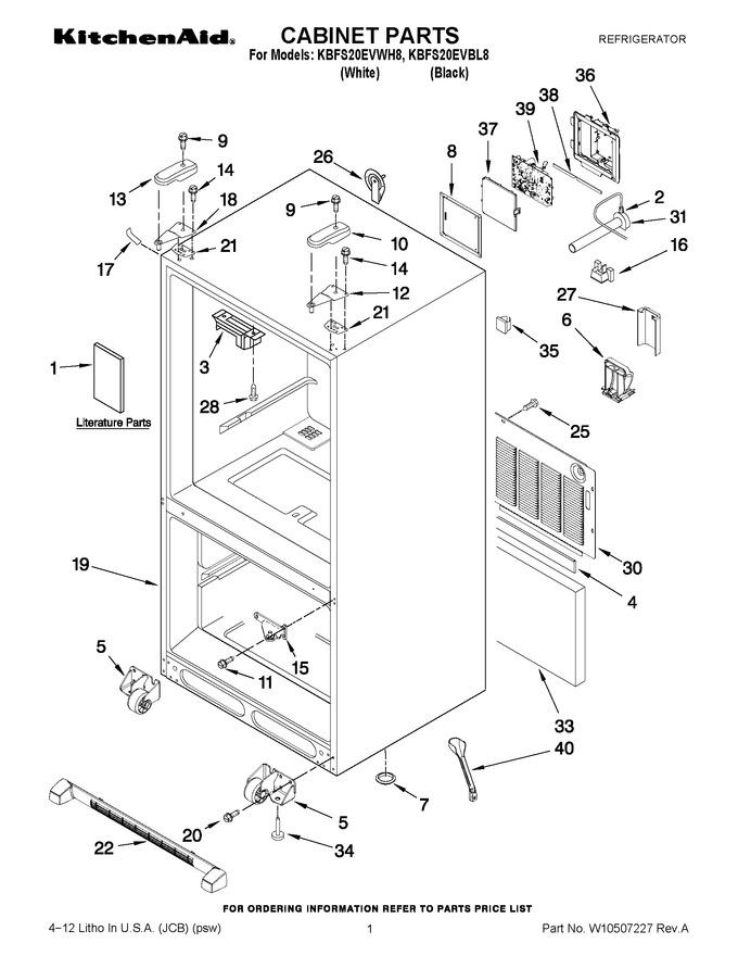 Diagram for KBFS20EVWH8