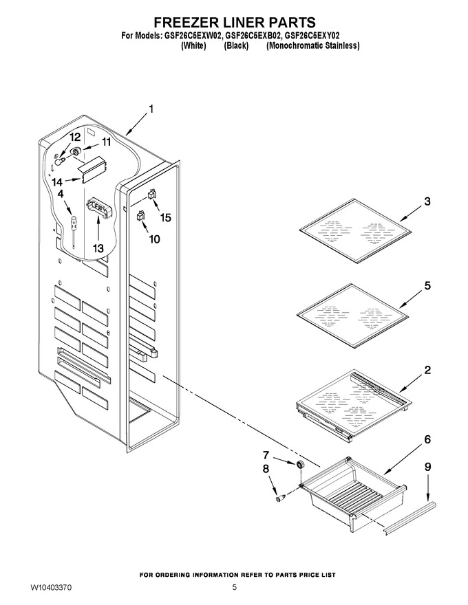 Diagram for GSF26C5EXB02