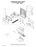 Diagram for 08 - Dispenser Front Parts