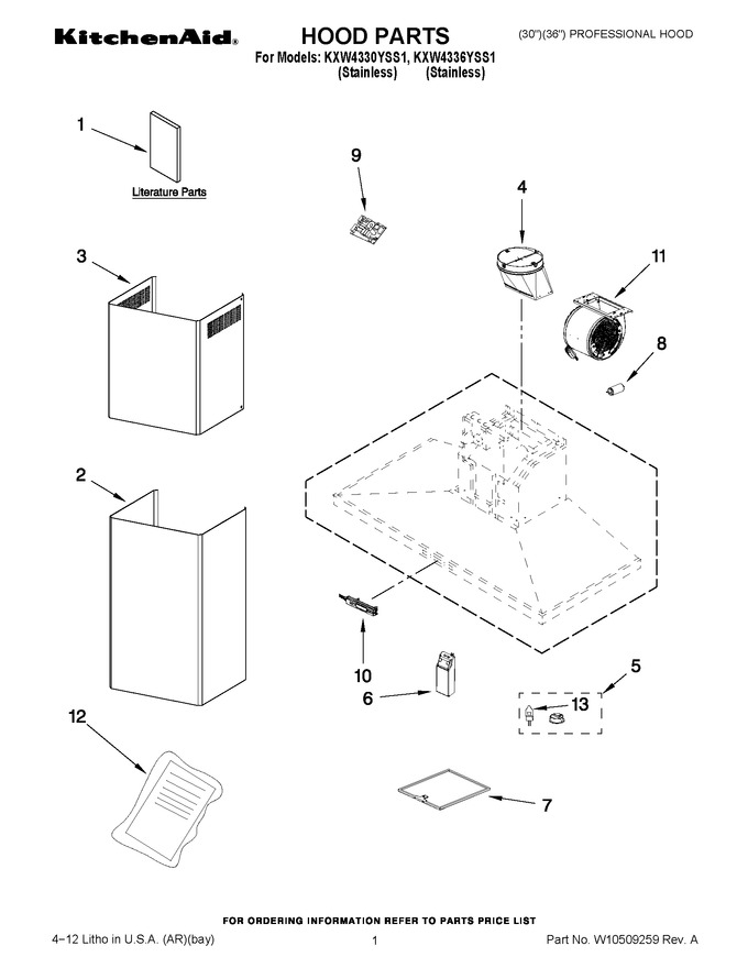 Diagram for KXW4336YSS1