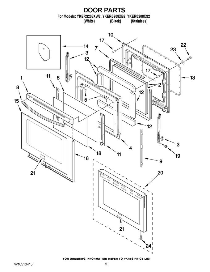 Diagram for YKERS208XW2