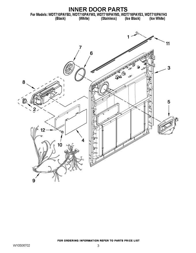 Diagram for WDT710PAYW3