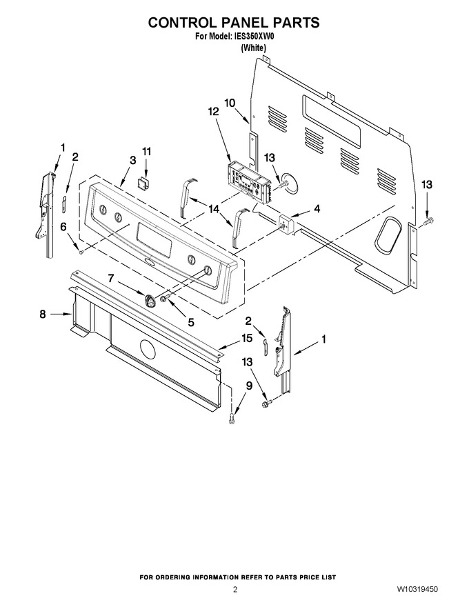 Diagram for IES350XW0