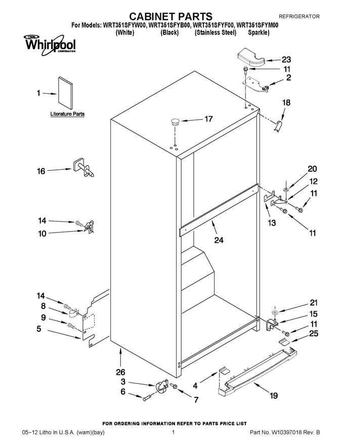 Diagram for WRT351SFYF00