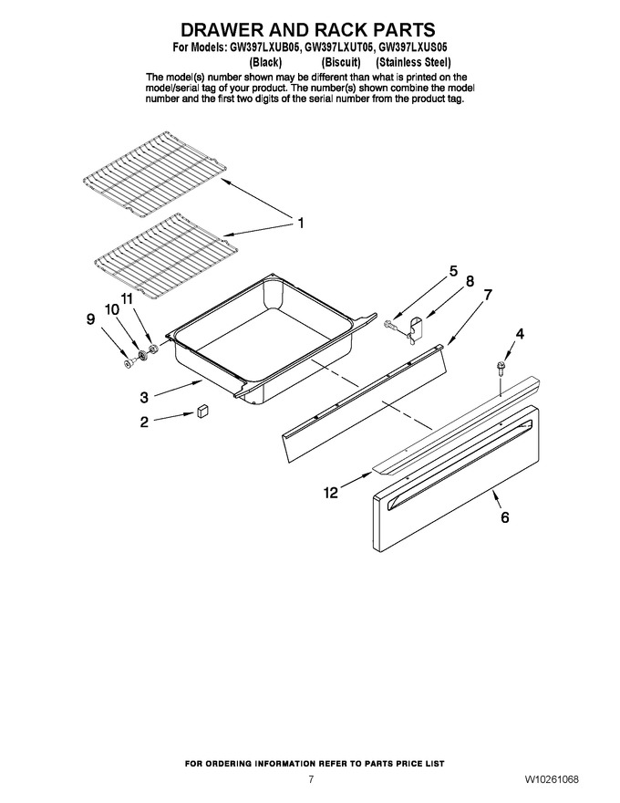 Diagram for GW397LXUB05