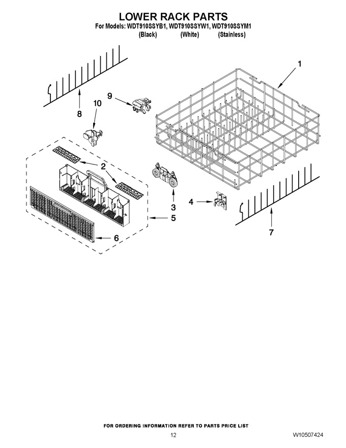 Diagram for WDT910SSYW1