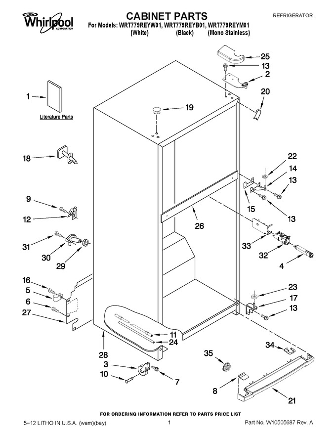 Diagram for WRT779REYM01