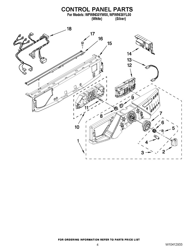 Diagram for WFW9630YW00