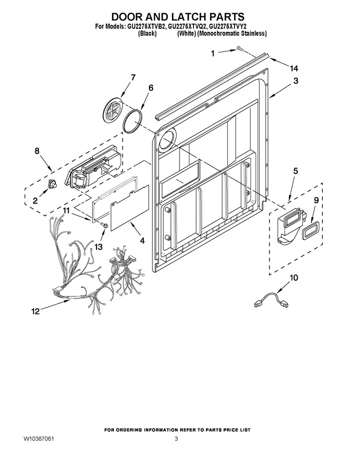 Diagram for GU2275XTVB2