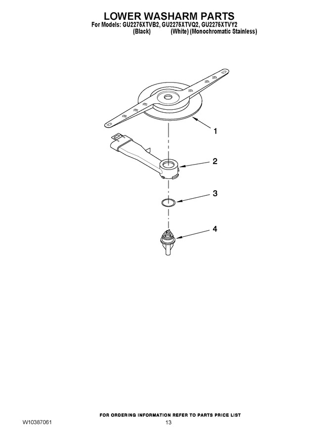 Diagram for GU2275XTVB2