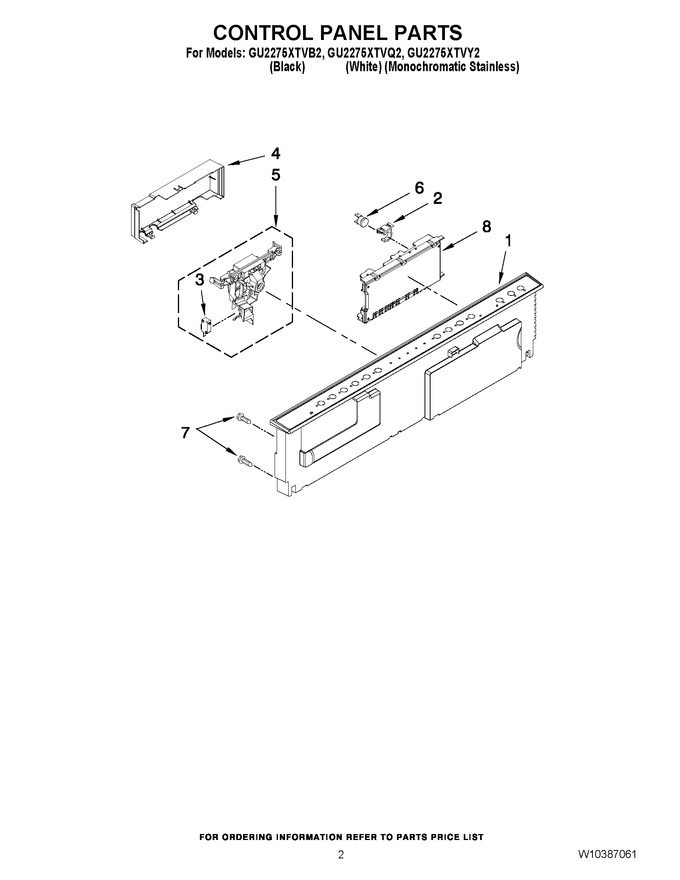 Diagram for GU2275XTVB2