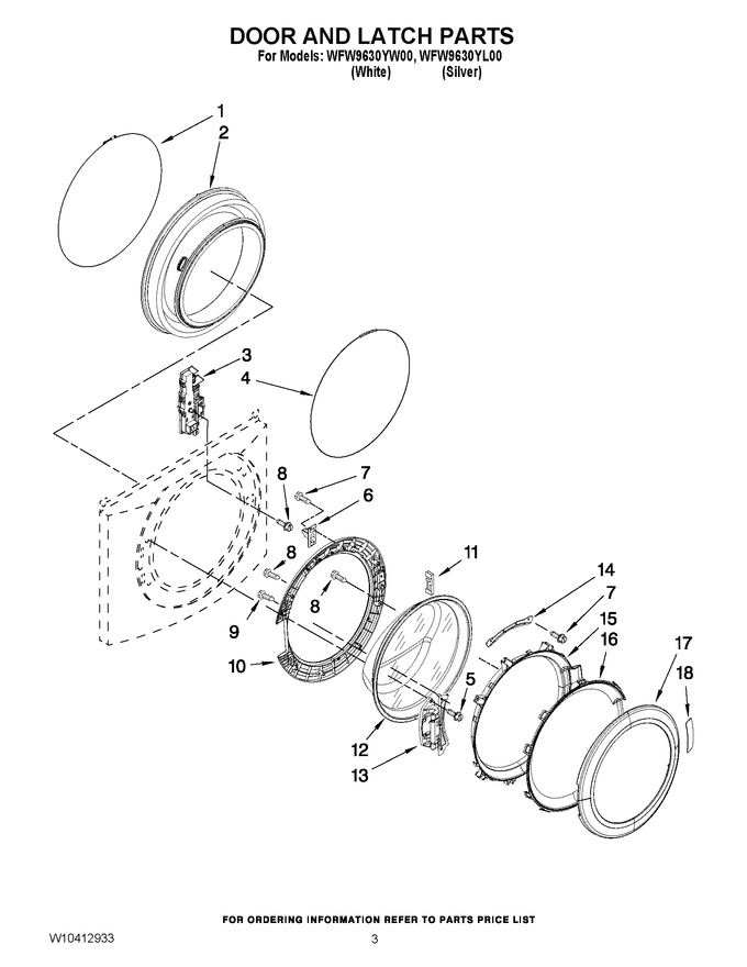 Diagram for WFW9630YW00
