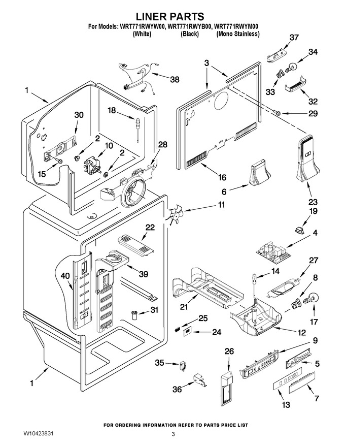 Diagram for WRT771RWYM00