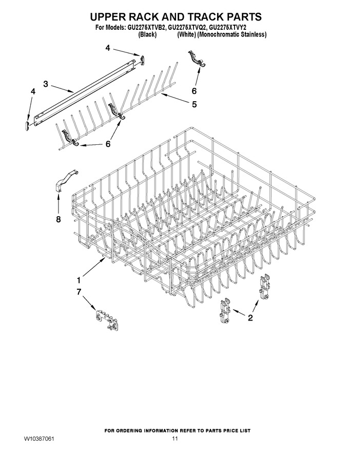 Diagram for GU2275XTVB2
