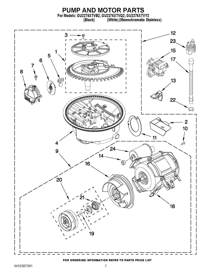 Diagram for GU2275XTVB2