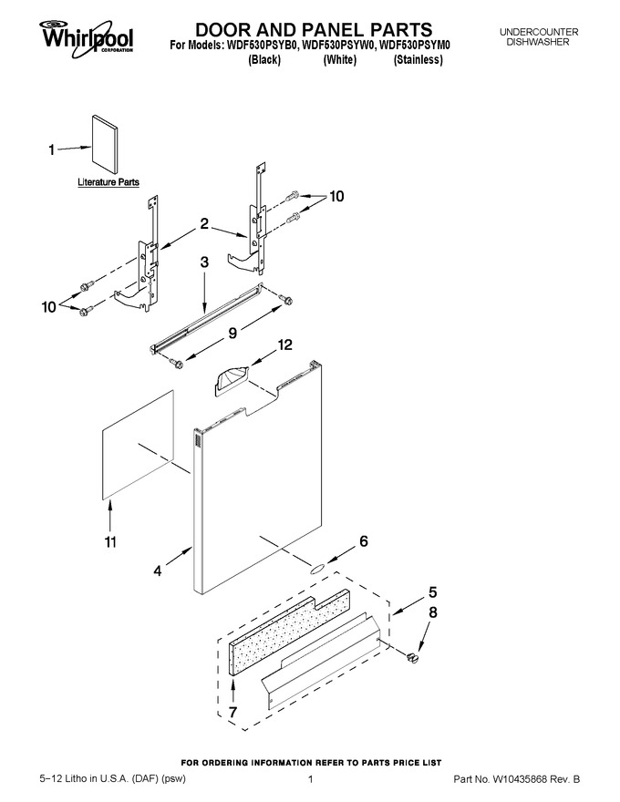 Diagram for WDF530PSYB0