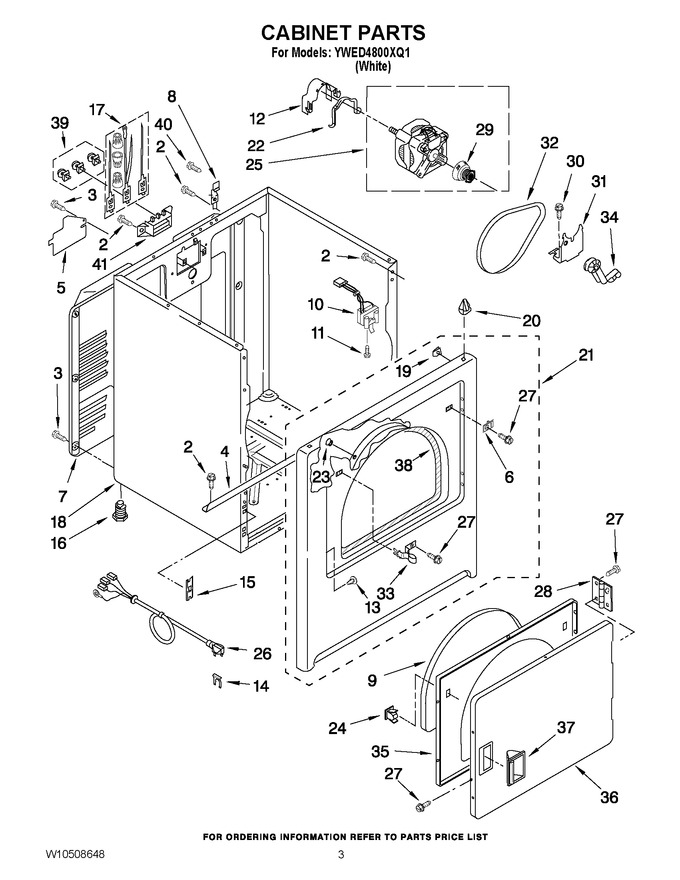 Diagram for YWED4800XQ1
