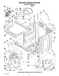 Diagram for 02 - Dryer Cabinet Parts