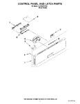 Diagram for 02 - Control Panel And Latch Parts
