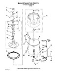 Diagram for 03 - Basket And Tub Parts
