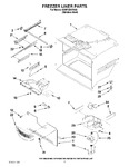 Diagram for 03 - Freezer Liner Parts