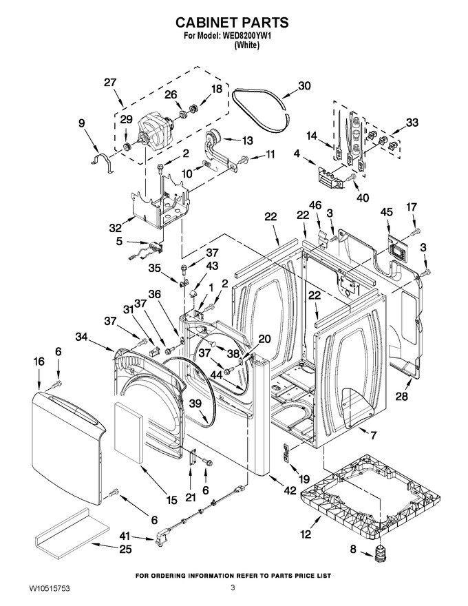 Diagram for WED8200YW1