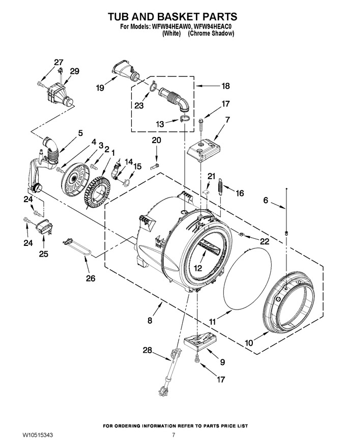 Diagram for WFW94HEAC0